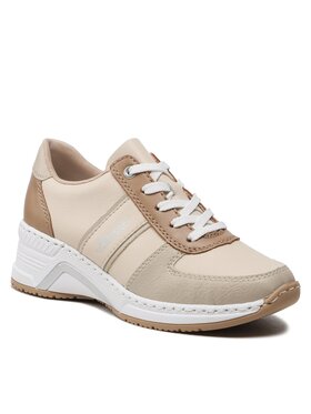 Rieker Rieker Sneakersy N4339-60 Béžová