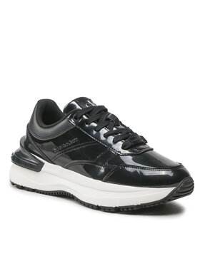 Calvin Klein Jeans Calvin Klein Jeans Αθλητικά Chunky Sneaker Glossy Patent YW0YW00889 Μαύρο