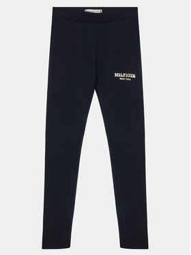 Tommy Hilfiger Tommy Hilfiger Colanți Monotype Legging KG0KG07754 Albastru Skinny Fit