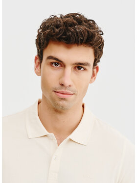 Pako Lorente Pako Lorente Polo P25SF-TX-004 Beżowy Classic Fit