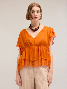 Motivi Motivi Blusa 2683Q001829N017 Arancione Regular Fit