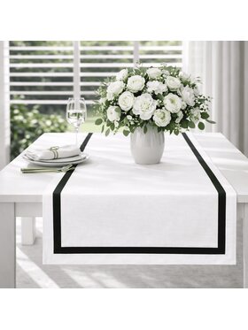Roseberry Home Roseberry Home Bieżnik Black Stripes Czarny