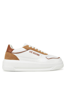 LOVE MOSCHINO LOVE MOSCHINO Sneakersy JA15515G0MIAO10B Biela