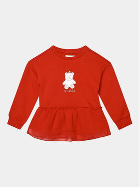 Guess Guess Blusa K3BQ04 KAV34 Rosso Regular Fit
