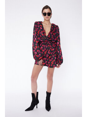 RÊVER DE MOI RÊVER DE MOI Sukienka HANAH BLACK DRESS Czarny Relaxed Fit