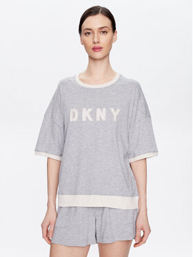DKNY DKNY Piżama YI3919259 Szary Regular Fit