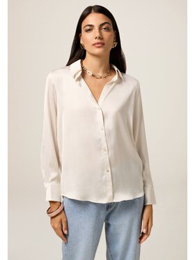 Oltre Oltre Koszula 5374R403016N011 Biały Regular Fit