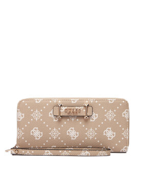 Guess Guess Голям дамски портфейл Silia Slg SWGP98 90146 Бежов