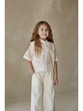SLY SLY Spodnie materiałowe 5SM-23 Écru Comfortable Fit