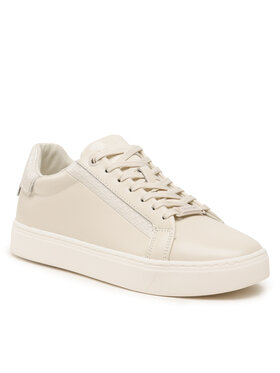 Calvin Klein Calvin Klein Tenisice Clean Cup Lace Up Nano Mono Mix HW0HW01592 Écru