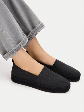 Calvin Klein Calvin Klein Espadryle All Over CK HW0HW02933 Czarny