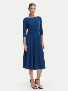 Rinascimento Rinascimento Kokteilinė suknelė CFC0127892003 Mėlyna Regular Fit
