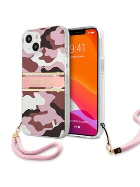 Guess Guess Etui na telefon iPhone 13 Różowy