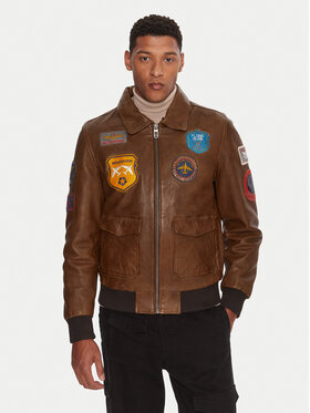 Μπουφάν δερμάτινο Milestone φωτογραφία