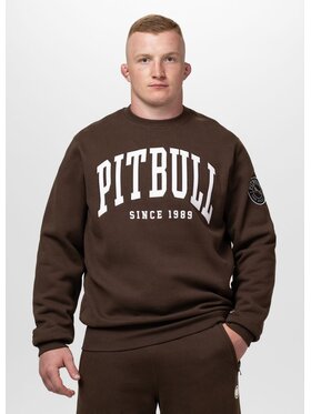 PITBULL PITBULL Bluza NORTON Brązowy Regular Fit