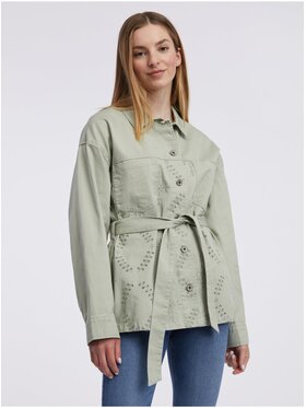 Orsay Orsay Kurtka jeansowa 821145820000__34 Niebieski Regular Fit