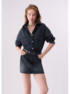 Liu Jo Liu Jo Vestito di jeans UF6185D037087526 Nero Regular Fit
