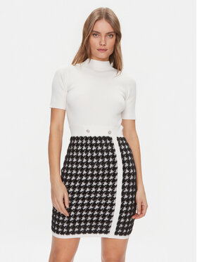 Guess Guess Плетена рокля Violet W4RK82 Z3DA0 Черен Slim Fit
