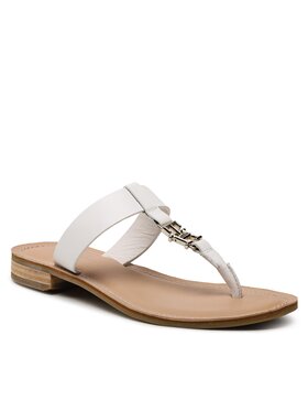 Tommy Hilfiger Tommy Hilfiger Tongs Th Elevated Sandal FW0FW07174 Blanc
