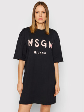 MSGM MSGM Ikdienas kleita 3241MDA510 227298 Melns Relaxed Fit