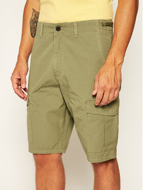 Lee Lee Szorty materiałowe Fatigue L73BCJ82 112120334 Zielony Relaxed Fit