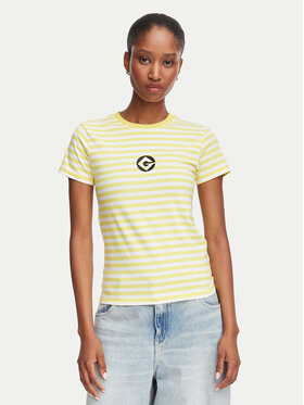 Guess Jeans Guess Jeans T-Shirt W6YI60 K6413 Gelb Regular Fit