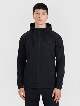 4F 4F Μπλούζα τεχνική 4FWMM00TFSWM654-20S Μαύρο Regular Fit