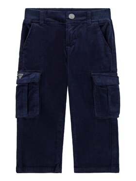 Guess Kids Guess Kids Spodnie materiałowe 168933 Niebieski Regular Fit
