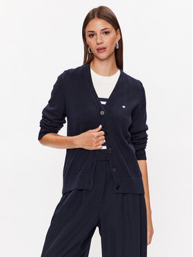 Gant Gant Pletena jopica Icon 4803131 Mornarsko modra Regular Fit