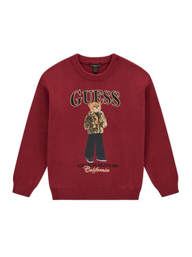 Guess Guess Pulover J6BR05 Z1339 Rdeča Regular Fit