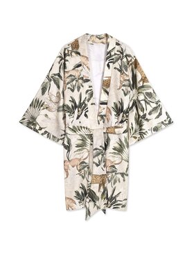 White pocket White pocket Kimono kimono Beżowy