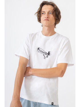 Kamuflage Kamuflage T-Shirt Top Shotta Biały Relaxed Fit