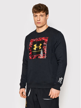 Under Armour Under Armour Суитшърт Ua Cny Rival 1366426 Черен Loose Fit