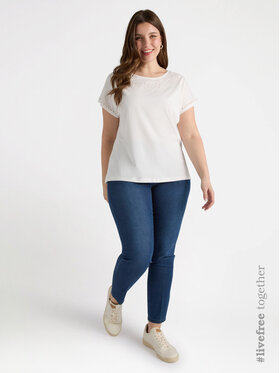 Fiorella Rubino Fiorella Rubino Jeansy P590T004865N024 Niebieski Skin Fit