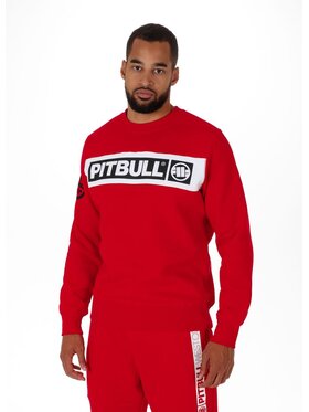 PITBULL PITBULL Bluza Bluza Czerwony Regular Fit