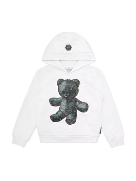 PHILIPP PLEIN PHILIPP PLEIN Bluza 20445 Biały Regular Fit