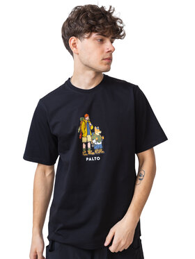 Palto Palto T-Shirt Adventure Czarny Regular Fit