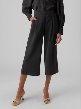 Vero Moda Vero Moda Culottes nohavice Coco 10289453 Čierna Loose Fit