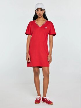BIG STAR BIG STAR Sukienka codzienna ZORKANA_603_340 Czerwony Basic Fit