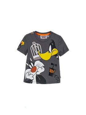 Original Marines Original Marines T-shirt LOONEY TUNES DDPV0346NM Siva Regular Fit
