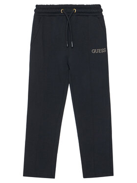 Guess Guess Spodnie dresowe J5YQ17 KAV34 Czarny Regular Fit