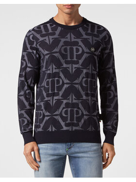 PHILIPP PLEIN PHILIPP PLEIN Sveter 1711 Svetlo modrá Regular Fit