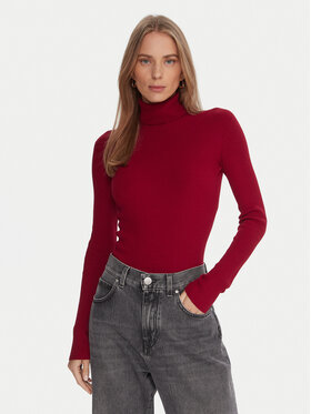 Kontatto Kontatto Bluză cu gât 3M0817C Roșu Regular Fit