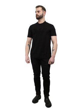 EA7 Emporio Armani EA7 Emporio Armani T-Shirt q-roa-26730 Czarny Regular Fit