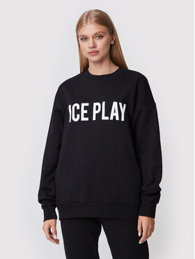 Ice Play Ice Play Mikina 22I U2M0 E051 P450 9000 Čierna Relaxed Fit