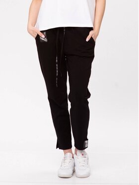 Look Made With Love Look Made With Love Spodnie damskie Look 824 Great black Czarny Loose Fit