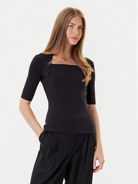 BOSS BOSS Bluzka Egamma 50541894 Czarny Slim Fit