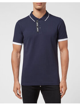 PHILIPP PLEIN PHILIPP PLEIN Polokošile 7481 Tmavomodrá Slim Fit