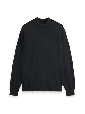 Scotch & Soda Scotch & Soda Sweter 27064 Czarny Casual Fit