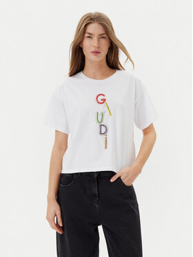 Gaudi Gaudi T-shirt 511BD64027 Bijela Regular Fit